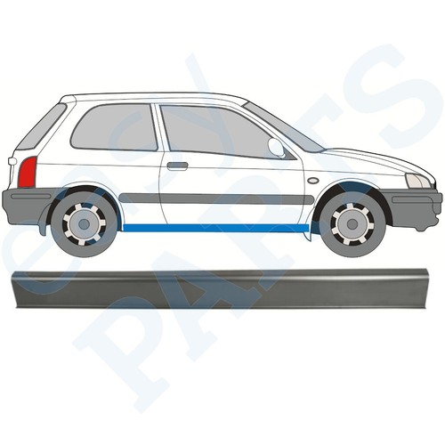 Toyota starlet 1996 1999 sill - starlet,